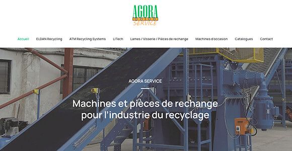 site internet Agora Service à Evreux