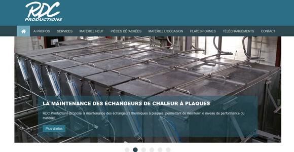 site internet industriel - RDC Productions