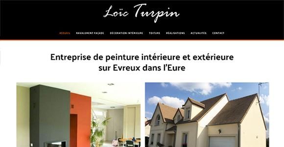 site internet artisan - Loïc Turpin