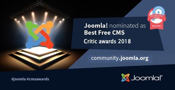 Joomla élu meilleur CMS gratuit 2018