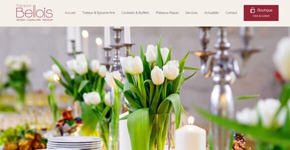 site vitrine et e-commerce Bellois Traiteur