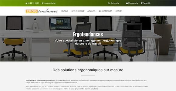 site internet entreprise - Ergotencances
