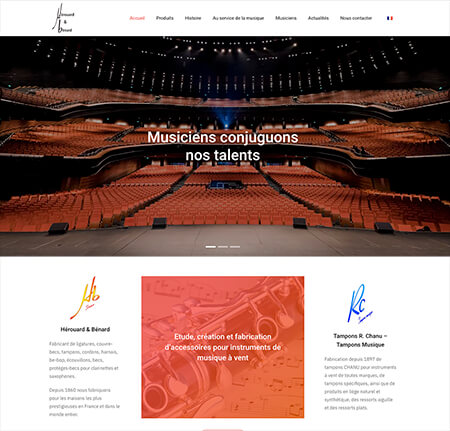 création site catalogue HEROUARD ET BENARD près Evreux