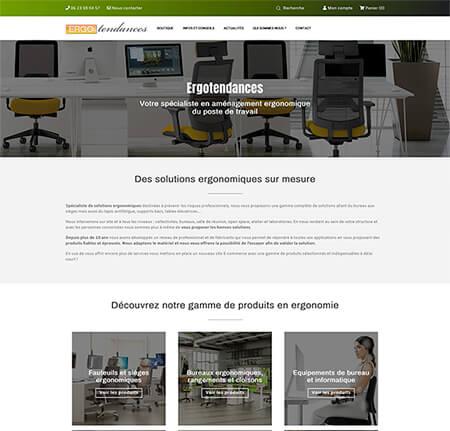 création site ecommerce vente solutions ergonomiques du poste de travail près du Neubourg