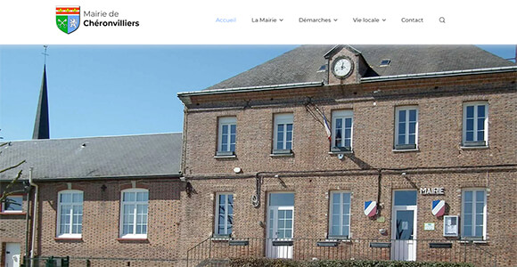 site institutionnel collectivité mairie de Chéronvilliers