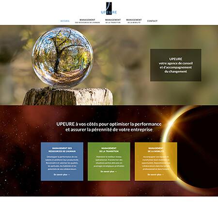 création site internet Upeure à Vernon : services aux entreprises/Ressources humaines