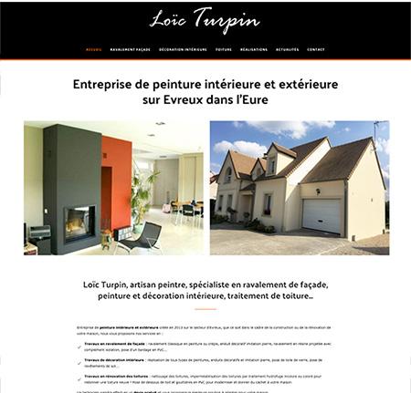 création site internet Loïc Turpin à Evreux : Artisan - Bâtiment