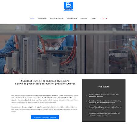 création site internet Eurobouchage à Droisy : Industrie - Pharmaceutique