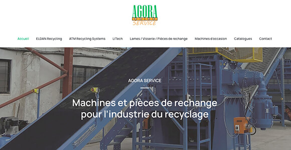 site internet Agora Service à Evreux