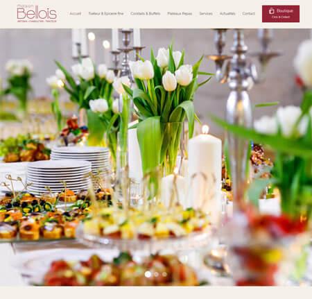 création site internet + ecommerce Bellois Traiteur à Evreux : Artisan - Commerce - Alimentaire