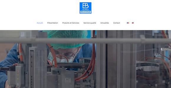 site internet industriel - Eurobouchage